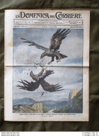 La Domenica Del Corriere 31 Maggio 1914 Aquila Alpinisti Esposizione Genova - Sonstige & Ohne Zuordnung