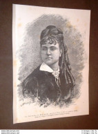 La Contessa Di Mirafiori Morta A Pisa Il 27 Dicembre 1885 - Antes 1900