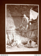 Il Carnevale Di Napoli Nel 1876 Preparativi Per Il Carro Della Sirena - Vor 1900