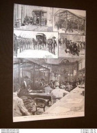 Roma Nel 1891 Processo Agli Anarchici 1° Maggio Gabbia Detenuti Aula Pubblico - Vor 1900