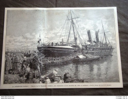 Spedizione D'Italia In Africa Nel 1887 Napoli Imbarco Comandante Stato Maggiore - Vor 1900