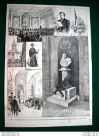 A Roma Nel 1885 - Inaugurazione Anno Scolastico E Del Busto Di Vittorio Emanuele - Avant 1900