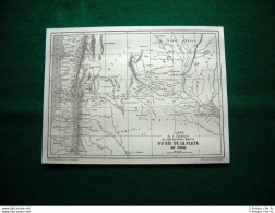 Gravure Année 1860 Mappa Del Percorso Di Don Giovanni Mastai - Vor 1900