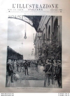 L'Illustrazione Italiana Del 14 Luglio 1895 Nozze Savoia Orleans Eraldo Baretti - Vor 1900