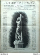 L'Illustrazione Italiana Del 23 Maggio 1880 Garibaldi Castillo Volta Esposizione - Avant 1900