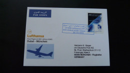 Premier Vol First Flight Dubai Munchen Airbus A340 Lufthansa 2003 - Dubai