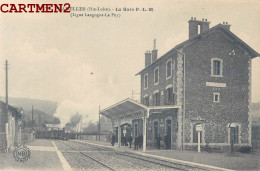 PRADELLES LA GARE P.L.M. LIGNE LANGOGNE-LE PUY 43 HAUTE-LOIRE - Autres & Non Classés