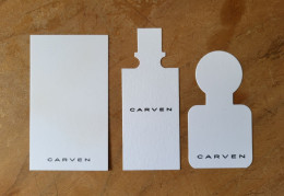 Carte Carven (3) - Modernes (à Partir De 1961)