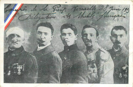 190524 - MILITARIA 1914 18 WW1 - Gueule Cassée Mutilé Français De La Face Congrès Paix Versailles 1915 - Guerre 1914-18