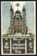 Künstler-AK Kempten / Allgäu, 1. Allgäuer Katholikentag 1913  - Kempten