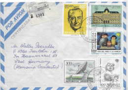 Postzegels > Amerika > Argentinië >aangetekende Brief Met 5 Postzegels  (17909) - Sonstige & Ohne Zuordnung