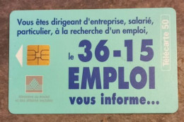 Télécarte 50 - Carte Téléphonique - 36-15 Emploi - Collection - 1996