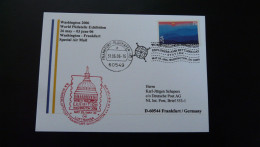 Vol Special Flight Washington Philatelic Exhibition To Frankfurt Lufthansa 2006 - 3c. 1961-... Covers