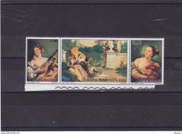 SAINT MARIN 1970 TIEPOLO PEINTURES Se Tenant Yvert 766-768, Michel 959-961 NEUF** MNH - Unused Stamps