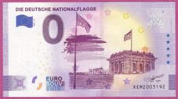 0-Euro XEMZ 13 2020 DIE DEUTSCHE NATIONALFLAGGE - SERIE: DEUTSCHE EINHEIT - Essais Privés / Non-officiels