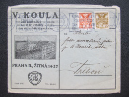 BRIEF Praha - Třeboň V. Koula Žitná Ulice Fotografie Photoaparat  1928 // P5994 - Storia Postale
