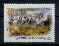 Macedonia 2015 100 Year Anniversary Chanakala Battle, MNH - Macedonia Del Nord