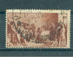 ITALIE - N°511 Oblitéré - Proclamation De La République. Série Des Anciennes Républiques Italiennes. - 1946-60: Afgestempeld