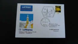 Premier Vol First Flight Hamburg Innsbruck Boeing 737 Lufthansa 2006 - First Flight Covers