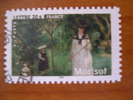 France Obl   N° 75 Cachet Rond Noir - Usati