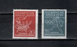 DDR 1956 Olympic Games Melbourne Set Of 2 MNH - Summer 1956: Melbourne