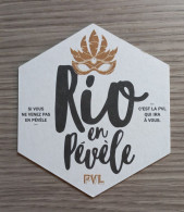 Sous Bock Bière Artisanale PVL Rio En Pévéle - Portavasos