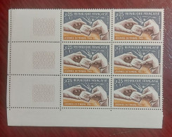 France Bloc De 6 Timbres  Neuf** YV N°  1477 Gravure D'un Poinçon Journée Du Timbre - Neufs