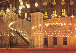 EGYPTE - Cairo - Interior View Of Mohamed Aly Mosque At The Citadel - Carte Postale - El Cairo