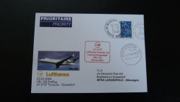 Premier Vol First Flight Toulouse Dusseldorf CRJ100 Lufthansa 2006 - First Flight Covers