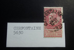 Belgie Belgique - 1893 - OPB/COB N° 58 ( 1 Value ) -   Obl. Cerfontaine - 1907 - 1893-1900 Schmaler Bart