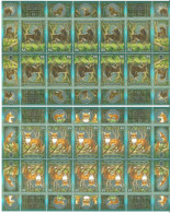Latvia: 2 Mint Sheetlets, Wild Animals - Fox And Moose, 2007, Mi#714-5, MNH. - Sonstige & Ohne Zuordnung
