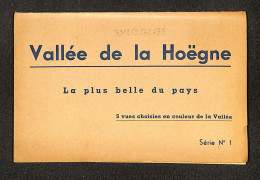 BELGIQUE - Vallée De La Hoëgne - Carnet De 5 Vues En Couleur De La Vallée - Série 1 - Sonstige & Ohne Zuordnung