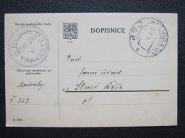 BRIEF Urbanov - Stará Říše 1931 Matriční Portofrei  // P6008 - Storia Postale