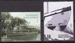 Macedonia 2009 Transportaton, Ships, Set MNH - Macedonia Del Nord