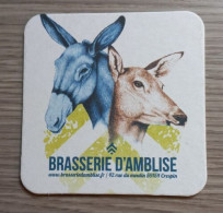 Sous Bock Bière Artisanale Brasserie D'Amblise - Sous-bocks