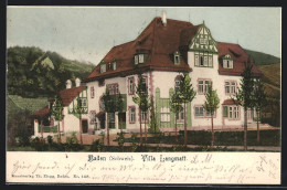 AK Baden, Hotel Villa Langmatt  - Baden