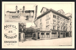 AK Einsiedeln, Hotel St. Meinrad Mit Cafe & Restaurant  - Einsiedeln