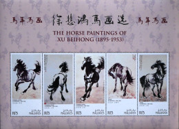 MALDIVES 2002 - SHEET - MNH ** LUNAR YEAR OF HORSE - ANNEE DU CHEVAL - COT. 10€ - Malediven (1965-...)