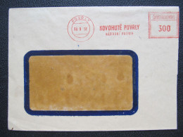BRIEF Povrly Kovohutě 1951 Frankotyp  Frankotype // P6034 - Briefe U. Dokumente