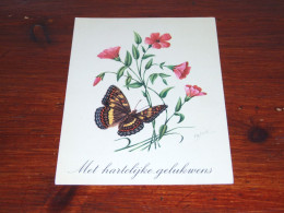 76540- VLINDERS / BUTTERFLIES / PAPILLONS / SCHMETTERLINGE / FARFALLAS / MARIPOSAS / UNUSED CARD - Schmetterlinge