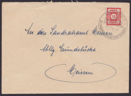 MiNr 60b, EF Auf Bedarfsbrief, Gepr. Kunz - Storia Postale