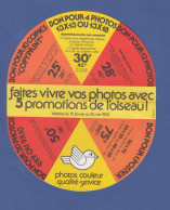 DOCUMENT PUBLICITAIRE PROMOTIONNEL - PHOTOGRAPHIE - PROMOTIONS DE L'OISEAU - 1980 - LOT DE 3 - Werbung
