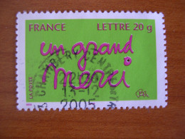 France Obl   N° 3761 Cachet Rond Noir - Usati