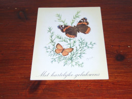 76544- VLINDERS / BUTTERFLIES / PAPILLONS / SCHMETTERLINGE / FARFALLAS / MARIPOSAS / UNUSED CARD - Mariposas