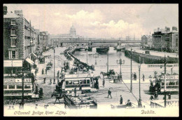 DUBLIN - O'Connell Bridge River Liffey. (Ed.Lawrence Publisher )  Carte Postale - Dublin