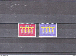 SAINT MARIN 1984 EUROPA Yvert 1090-1091, Michel 1294-1295 NEUF** MNH Cote 6 Euros - Unused Stamps