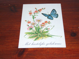 76546- VLINDERS / BUTTERFLIES / PAPILLONS / SCHMETTERLINGE / FARFALLAS / MARIPOSAS / UNUSED CARD - Butterflies