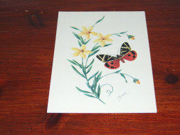 76547- VLINDERS / BUTTERFLIES / PAPILLONS / SCHMETTERLINGE / FARFALLAS / MARIPOSAS / UNUSED CARD - Schmetterlinge