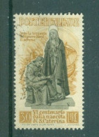 ITALIE - N°515 Oblitéré - 6°centenaire De La Naissance De Sainte Catherine De Sienne. - 1946-60: Used