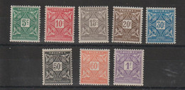 Dahomey 1914 Série Taxe 9-16 8 Val ** MNH - Unused Stamps